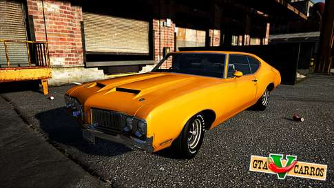 Oldsmobile 442 1970 for GTA 5 - front view
