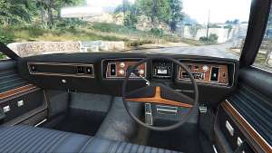 Oldsmobile Delta 88 1973 v2.5 for GTA 5 steering wheel view