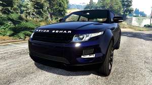 Range Rover Evoque v5.0 for GTA 5 front view