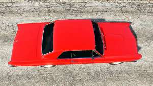 Pontiac Tempest Le Mans GTO 1965 v1.1 for GTA 5 top view