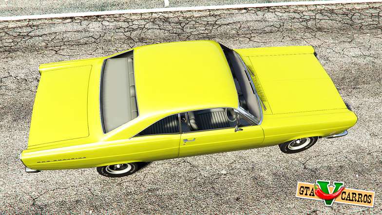 Ford Fairlane 500 1966 v1.1 for GTA 5 top view