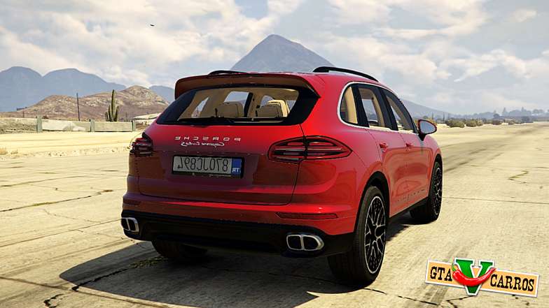 2016 Porsche Cayenne Turbo S GTS for GTA 5 back view
