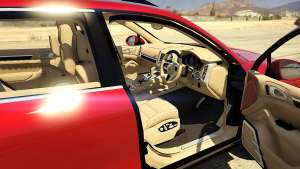 2016 Porsche Cayenne Turbo S GTS for GTA 5 interior view