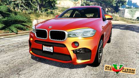 BMW X6 M (F16) v1.6 for GTA 5 front view