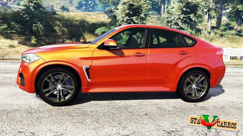 BMW X6 M (F16) v1.6 for GTA 5 side view