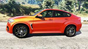 BMW X6 M (F16) v1.6 for GTA 5 side view