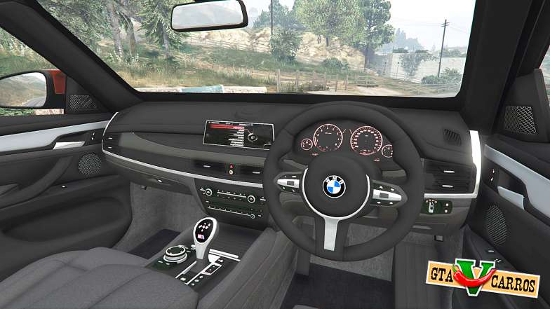 BMW X6 M (F16) v1.6 for GTA 5 interior view
