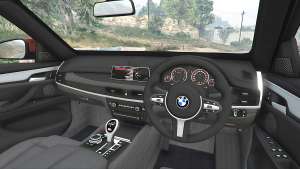 BMW X6 M (F16) v1.6 for GTA 5 interior view