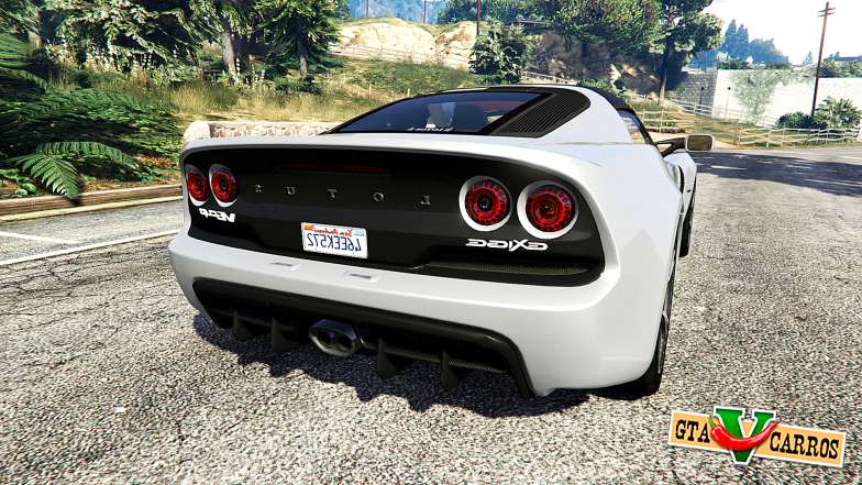 Lotus Exige V6 Cup for GTA 5 back view