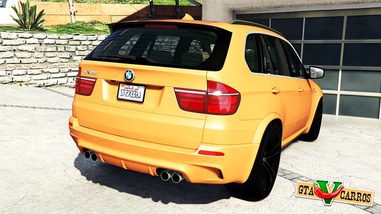 BMW X5 M (E70) 2013 v1.0 [add-on] for GTA 5 back view