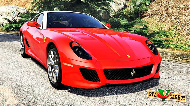 Ferrari 599 GTO [add-on] for GTA 5 front view