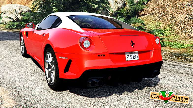 Ferrari 599 GTO [add-on] for GTA 5 back view