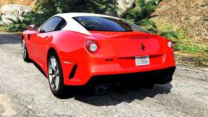 Ferrari 599 GTO [add-on] for GTA 5 back view