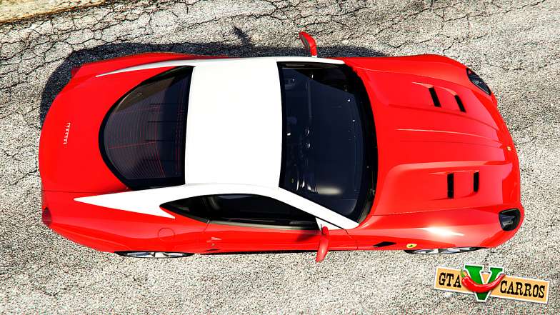 Ferrari 599 GTO [add-on] for GTA 5 top view