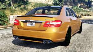 Mercedes-Benz E63 (W212) AMG 2010 [add-on] for GTA 5 back view
