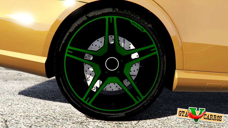 Mercedes-Benz E63 (W212) AMG 2010 [add-on] for GTA 5 wheel view