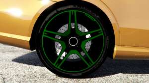 Mercedes-Benz E63 (W212) AMG 2010 [add-on] for GTA 5 wheel view