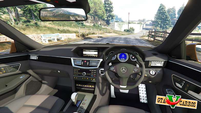 Mercedes-Benz E63 (W212) AMG 2010 [add-for GTA 5 steering wheel view
