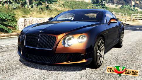Bentley Continental GT 2012 [replace] for GTA 5 front view