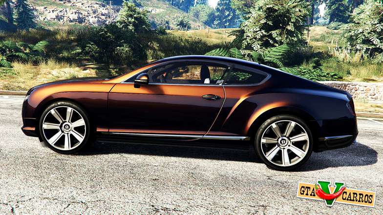 Bentley Continental GT 2012 [replace] for GTA 5 side view