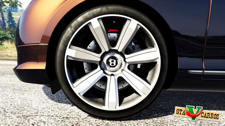 Bentley Continental GT 2012 [replace] for GTA 5 wheel view
