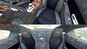 Bentley Continental GT 2012 [replace] for GTA 5 interior view