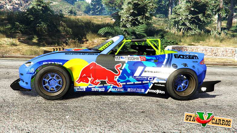 Mazda MX-5 (ND) RADBUL Mad Mike [replace] for GTA 5 side view