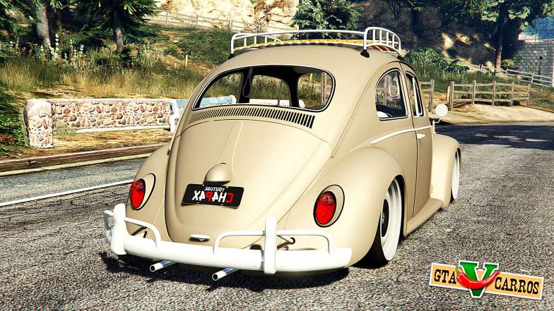 Volkswagen Fusca 1968 v0.8 [replace] for GTA 5 back view