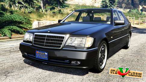 Mercedes-Benz W140 AMG [replace] for GTA 5 front view