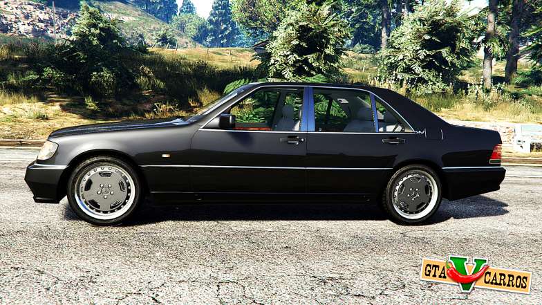 Mercedes-Benz W140 AMG [replace] for GTA 5 side view