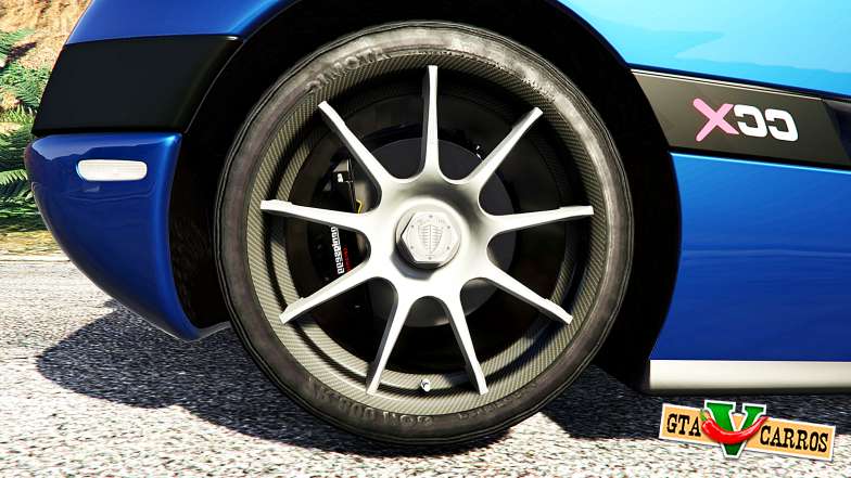 Koenigsegg CCX 2006 [Autovista] v2.0 [replace] for GTA 5 wheel view