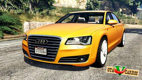 Audi A8 L (D4) 2013 [replace] for GTA 5 front view