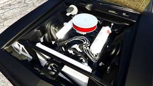 Plymouth Cuda BeckKustoms for GTA 5 engine view