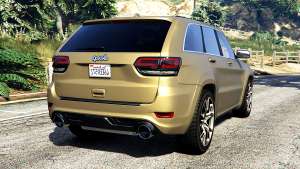 Jeep Grand Cherokee SRT-8 2014 [replace] for GTA 5 back view