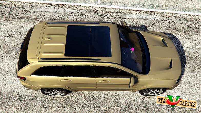 Jeep Grand Cherokee SRT-8 2014 [replace] for GTA 5 top view