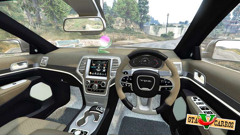 Jeep Grand Cherokee SRT-8 2014 [replace] for GTA 5 steering wheel view