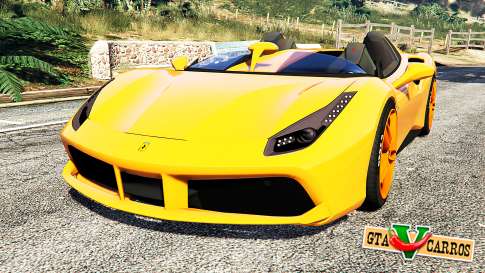 Ferrari 488 Speedster 2016 [replace] for GTA 5 front view