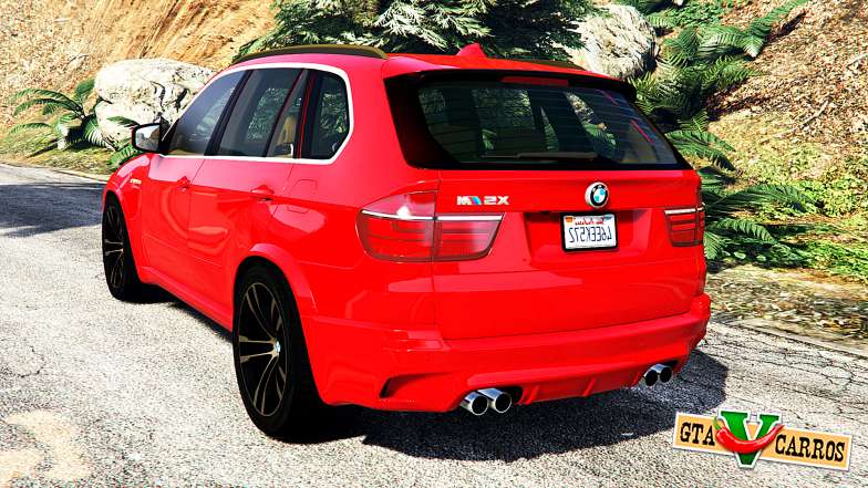 BMW X5 M (E70) 2013 v0.3 [replace] for GTA 5 back view