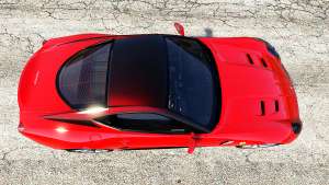 Ferrari 599 GTO [replace] for GTA 5 top view