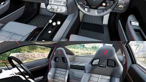 Ferrari 599 GTO [replace] for GTA 5 interior view