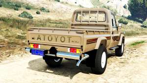 Toyota Land Cruiser (J79) 2016 for GTA 5 right back view