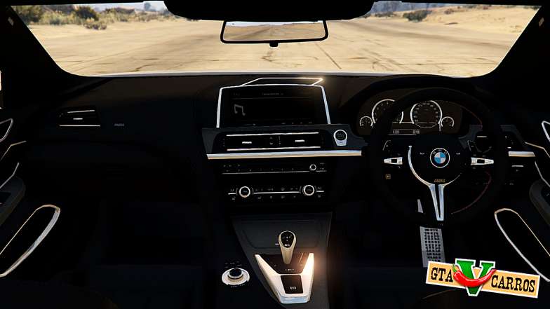 BMW M6 F13 Coupe 2013 for GTA 5 interior view