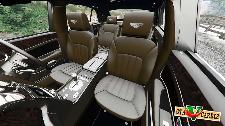 Bentley Flying Spur [add-on] for GTA 5 interior view