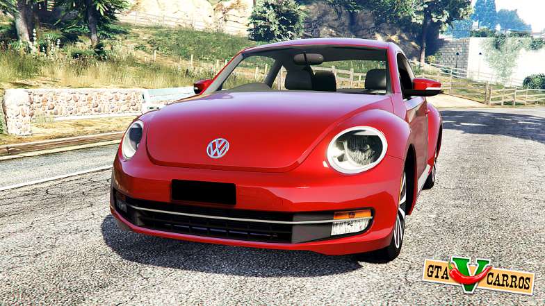 Volkswagen Beetle Turbo 2012 [replace] for GTA 5 front view