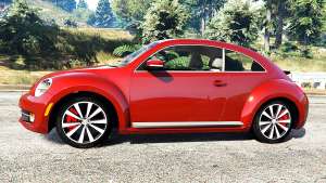 Volkswagen Beetle Turbo 2012 [replace] for GTA 5 side view