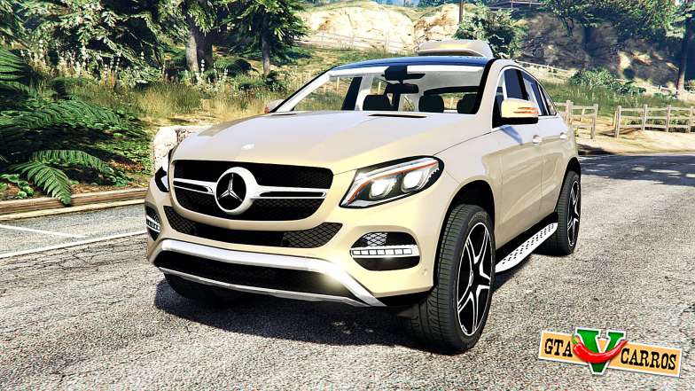 Mercedes-Benz GLE 450 AMG 4MATIC (C292) [add-on] for GTA 5 front view