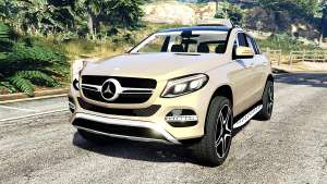 Mercedes-Benz GLE 450 AMG 4MATIC (C292) [add-on] for GTA 5 front view