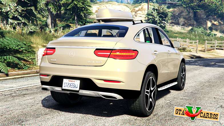 Mercedes-Benz GLE 450 AMG 4MATIC (C292) [add-on] for GTA 5 back view