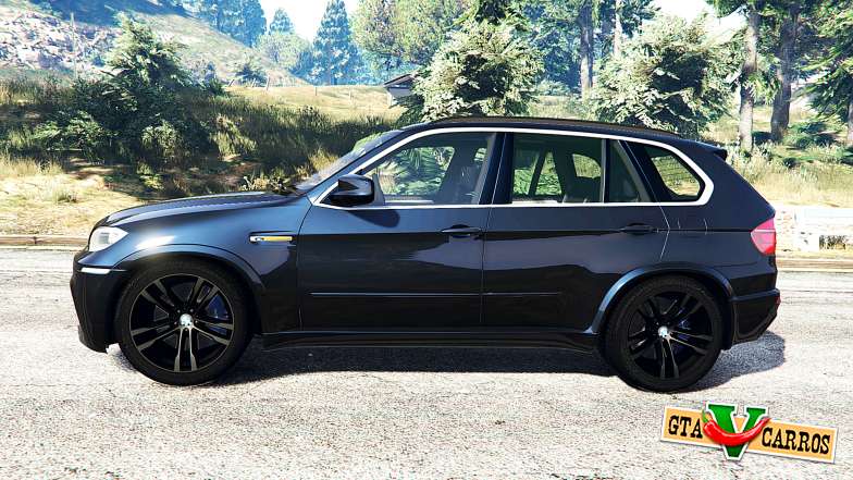 BMW X5 M (E70) 2013 v0.1 [replace] for GTA 5 side view