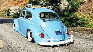 Volkswagen Fusca 1968 v0.9 [replace] for GTA 5 back view